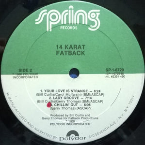 The Fatback Band : 14 Karat (LP, Album)