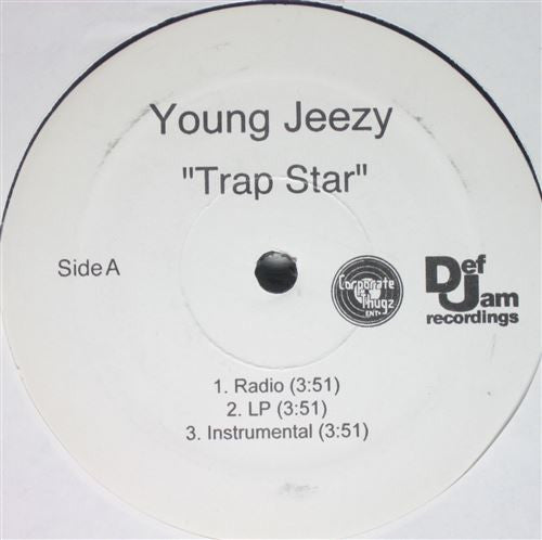 Young Jeezy : Trap Star / Go Crazy (Remix) (12