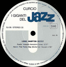 Load image into Gallery viewer, Lionel Hampton, Chick Corea, Don Lamond, Billy Mackel : I Giganti Del Jazz Vol. 36 (LP)