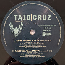 Load image into Gallery viewer, Taio Cruz : I Just Wanna Know (12&quot;)