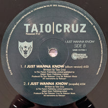 Load image into Gallery viewer, Taio Cruz : I Just Wanna Know (12&quot;)