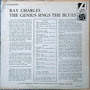 Ray Charles : The Genius Sings The Blues (LP, Album, Mono)