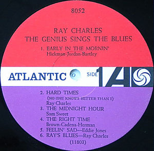 Ray Charles : The Genius Sings The Blues (LP, Album, Mono)