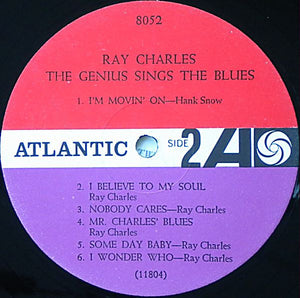 Ray Charles : The Genius Sings The Blues (LP, Album, Mono)