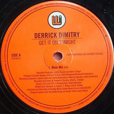 Derrick Dimitry : Get It On Tonight (12