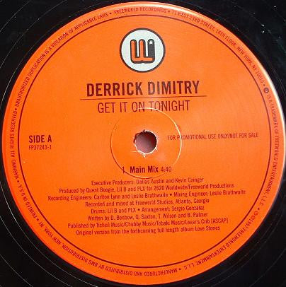 Derrick Dimitry : Get It On Tonight (12