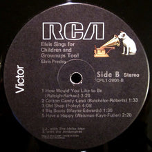 Load image into Gallery viewer, Elvis* : Elvis Sings For Children And Grownups Too! (LP, Comp, Ind)