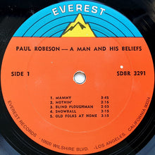 Load image into Gallery viewer, Paul Robeson : A Man And His Beliefs (LP, Album, Dol)