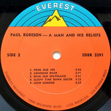 Load image into Gallery viewer, Paul Robeson : A Man And His Beliefs (LP, Album, Dol)