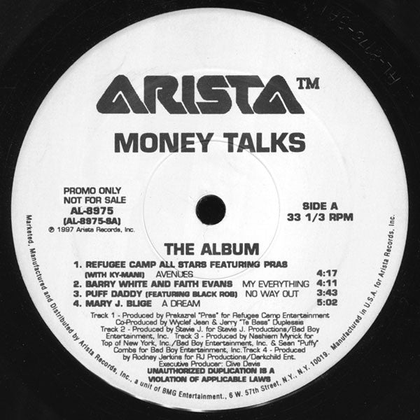 Buy Various : Money Talks: The Album (2xLP, Album, Promo) Online