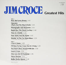 Load image into Gallery viewer, Jim Croce : Greatest Hits (LP, Comp)