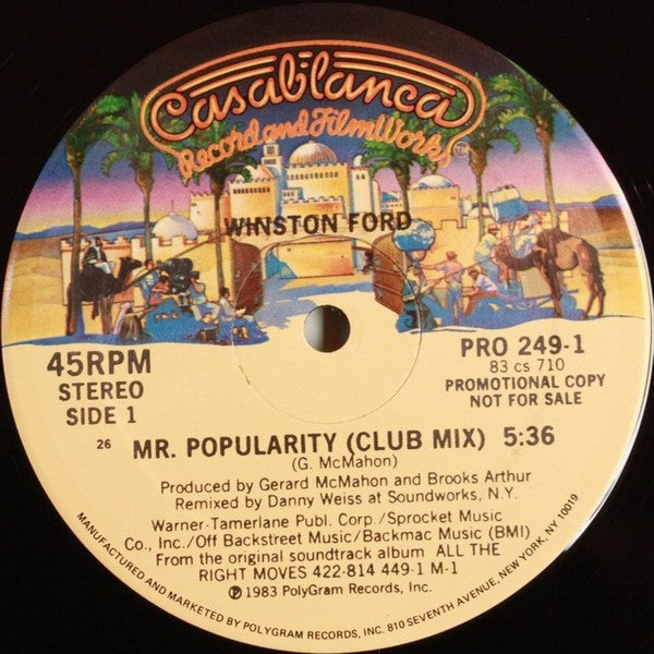 Winston Ford : Mr. Popularity (12