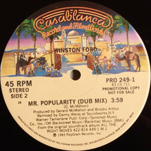 Load image into Gallery viewer, Winston Ford : Mr. Popularity (12&quot;, Promo)