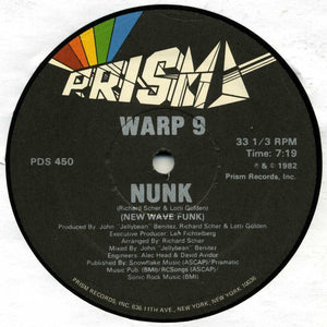 Warp 9 : Nunk (New Wave Funk) (12")