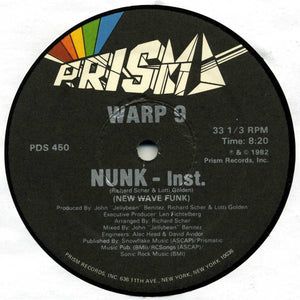 Warp 9 : Nunk (New Wave Funk) (12")