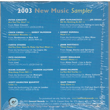 Load image into Gallery viewer, Various : Concord Records 30th Anniversary 2003 New Music Sampler (CD, Album, Comp, Promo, Smplr)