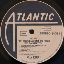 Load image into Gallery viewer, AC/DC : For Those About To Rock We Salute You (LP, Album, Gat)