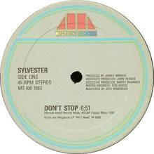 Load image into Gallery viewer, Sylvester : Don&#39;t Stop / Hard Up (12&quot;)
