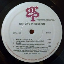 Load image into Gallery viewer, Dave Grusin, Lee Ritenour, Diane Schuur, Dave Valentin : GRP Live In Session (LP, Album)