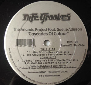 The Ananda Project Featuring Gaelle Adisson : Cascades Of Colour (2x12")