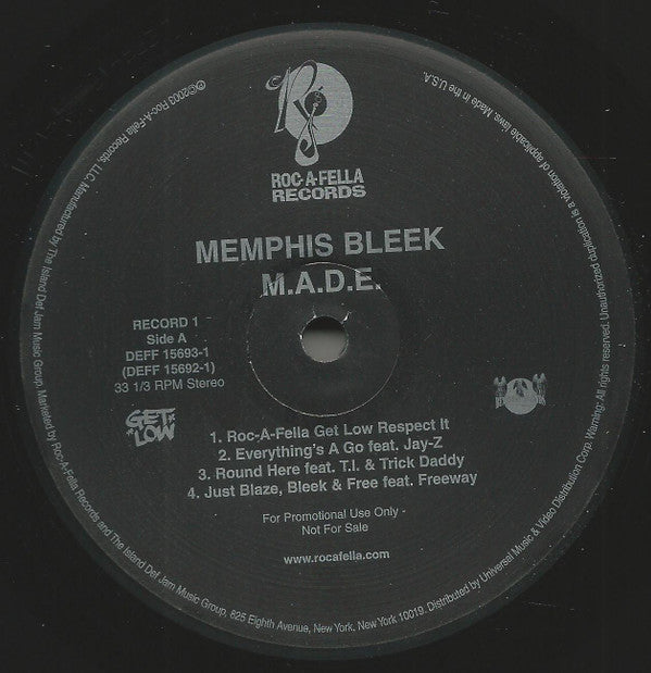 Memphis Bleek : M.A.D.E. (2xLP, Album, Promo, Cle)