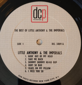 Little Anthony & The Imperials : The Best Of Little Anthony & The Imperials (LP, Comp, Mono)