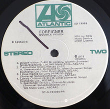 Load image into Gallery viewer, Foreigner : Double Vision (LP, Album, Club, PR)