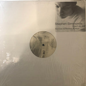 Stephen Simmonds : I Can't Do That (12", Single)