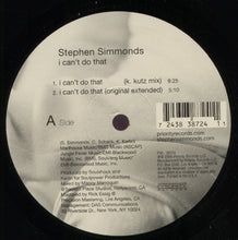 Load image into Gallery viewer, Stephen Simmonds : I Can&#39;t Do That (12&quot;, Single)