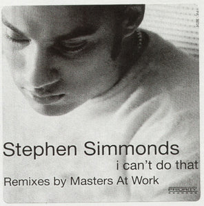 Stephen Simmonds : I Can't Do That (12", Single)