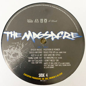 50 Cent : The Massacre (2x12", Album, Cle)