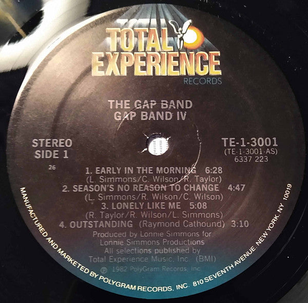 The Gap Band - Gap Band IV (LP, Album, Gat) (VG+)