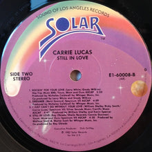 Load image into Gallery viewer, Carrie Lucas : Still In Love (LP, Album, AR)