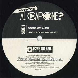 Al Capone (5) : Who's Al Capone ? (12")