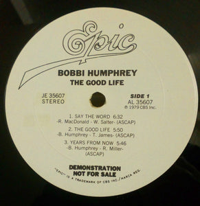 Bobbi Humphrey : The Good Life (LP, Album, Promo)