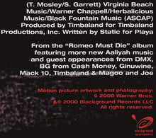 Load image into Gallery viewer, Aaliyah : Try Again (CD, Single, Promo)