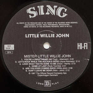 Little Willie John : Mister Little Willie John (LP, Mono, RE)