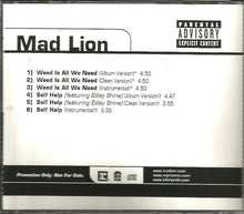 Load image into Gallery viewer, Mad Lion : Weed Is All We Need / Self Help (CD, Single, Promo)