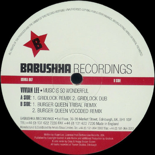 Vivian Lee : Music Is So Wonderful (12