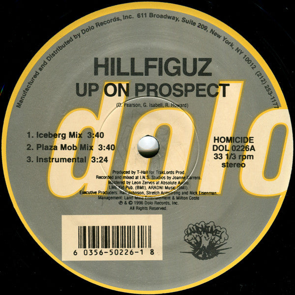 Hillfiguz : Up On Prospect / Boom! (12