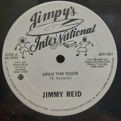 Jimmy Reid / Andrew Ranks : Open The Door / I Love Me Want (12