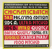 Load image into Gallery viewer, Texas Scratch League : Chicken Scratch 3rd Edition Repress (10&quot;, RE, RP, Yel)