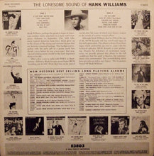 Load image into Gallery viewer, Hank Williams : The Lonesome Sound Of Hank Williams (LP, Album, Mono)