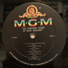 Load image into Gallery viewer, Hank Williams : The Lonesome Sound Of Hank Williams (LP, Album, Mono)