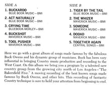 Load image into Gallery viewer, The Bakersfield Five : Buckaroo (LP, Album)