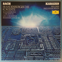 Load image into Gallery viewer, Bach*, Karajan*, Berliner Philharmoniker : Brandenburgische Konzerte / Brandenburg Concertos / Les Concertos Brandebourgeois (2xLP + Box)