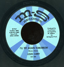 Load image into Gallery viewer, Louis Curry : I&#39;ll Try Again Tomorrow / A Toast To You (7&quot;)