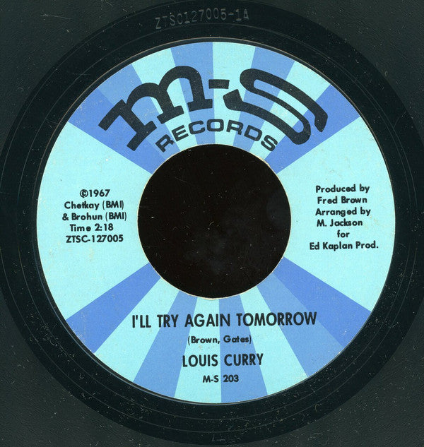 Louis Curry : I'll Try Again Tomorrow / A Toast To You (7