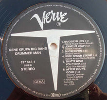 Load image into Gallery viewer, Gene Krupa And His Swinging Big Band : Drummer Man (LP, Album, RE)