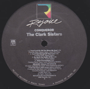 The Clark Sisters : Conqueror (LP, Album, EMW)